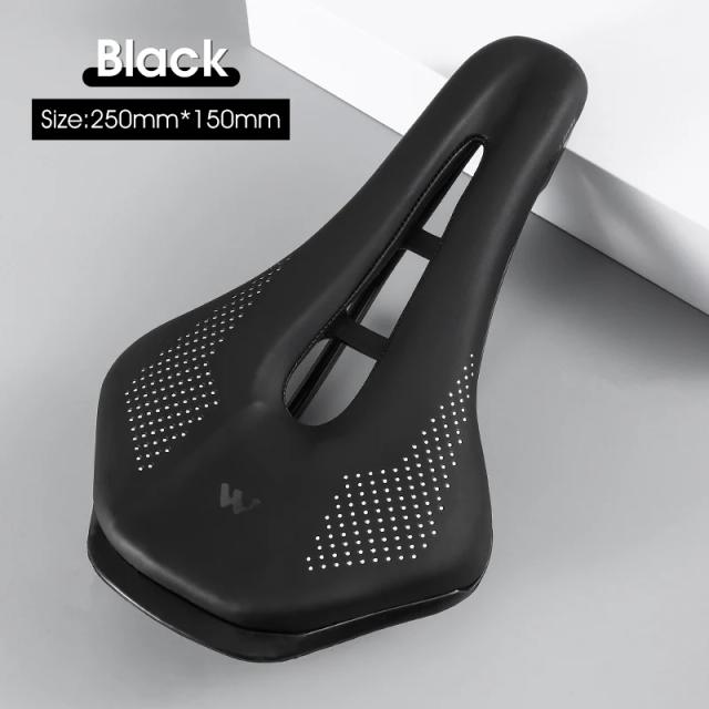 West Biking Sela de Bicicleta de Estrada Confortável Couro Plutônio Ultraleve 340g