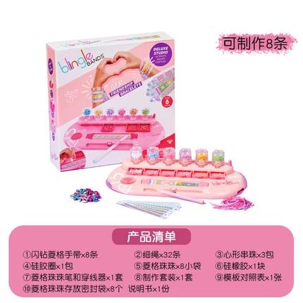 Kit Criativo de Pulseiras DIY para Meninas - Bandas Originais Blingle, Artesanato e Brincadeiras em Amizade
