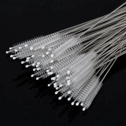 Kit de escova de limpeza de canudo, tubo reutilizável, limpador de tubos, nylon, aço inoxidável, escovas de limpeza longas para garrafas de copo de bebê - Image 4