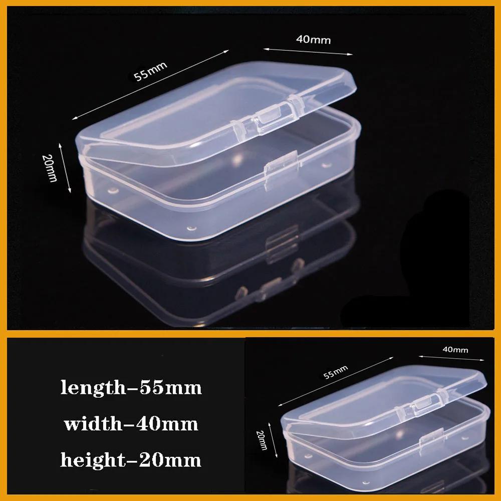 Caixa De Plástico Transparente Parafuso Compartimento Caixa De Jóias Brinco Display Case Recipiente Limpar Terminal Organizador Ferramenta Caixas De armazenamento - Image 1