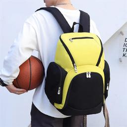 Mochila esportiva leve impermeável para homens, Saco de transporte de futebol para basquete, Saco de escola de grande capacidade - Image 1