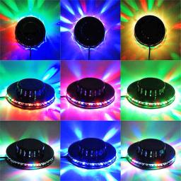 5w usb rgb som luz ativada girando discoteca led bola festa palco par luzes lâmpada ativada led disco som estroboscópio lâmpada - Image 2