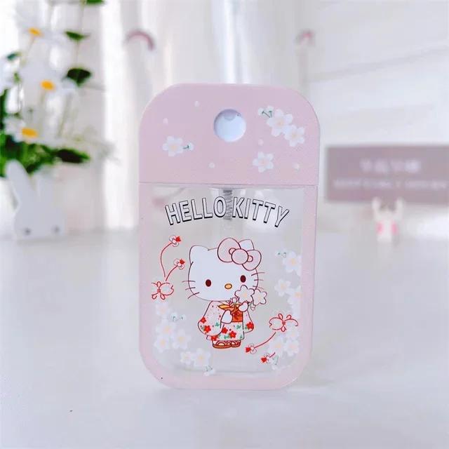 Olá Kitty Spray Frasco De Perfume, Kuromi Cinnamoroll, Imprensa Portátil Engarrafado Sanrio, Flor De Cereja Melody Pochacco Loção Garrafa - Image 1