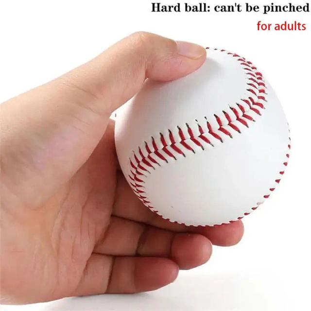 Treinamento de Baseball em PVC: Bola de Borracha Dura para Adultos e Crianças, Ideal para Atividades ao Ar Livre