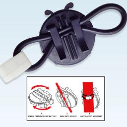 Creative Ladybug Bicycle Light, Spoke Seatpost, Guiador, Bike Frame, Luzes Universais, Acessórios de Bicicleta para Crianças - Image 3