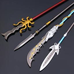 Arma fria de metal antigo, modelo de liga grande, decoração para decoração da casa, coleção de jogos desktop, brinquedos arts, 30cm - Image 3