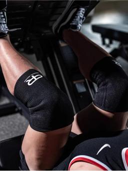 Joelheiras Neoprene para Halterofilismo, Manga de borracha, Halterofilismo, Ginásio Fitness, Prottor Crossfit, 1 Par, 7mm - Image 5
