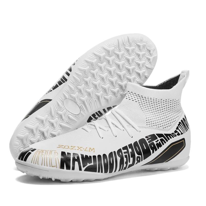 Sapatos de futebol ultraleves para adultos e crianças, botas de futebol, chuteiras, treinamento, ao ar livre, grama, antiderrapante, esportes, homens, futsal, FG, TF - Image 1