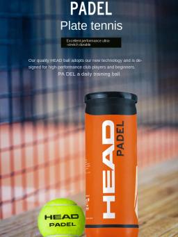4 tubos cabeça padel bolas bola de tênis elástico 575603 - Image 5