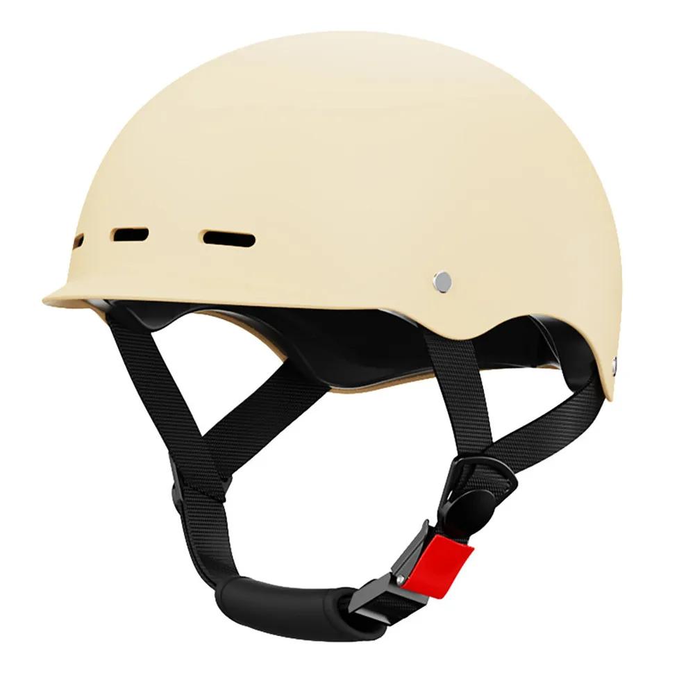 Capacete de bicicleta ultraleve para homens e mulheres, capacete respirável de meia face, múltiplos furos de ventilação, esportes ao ar livre - Image 1