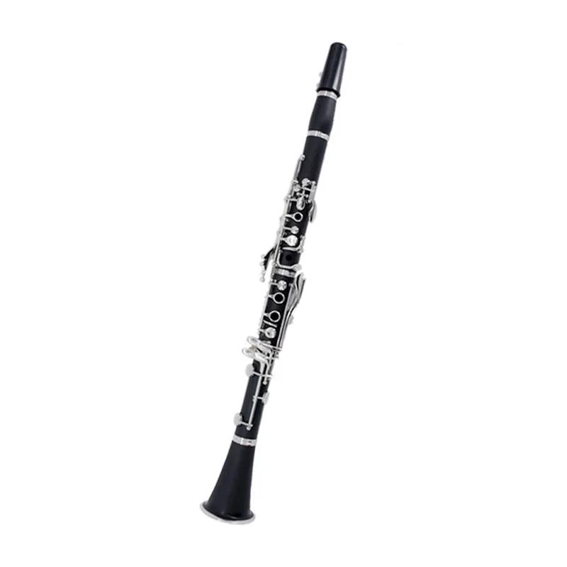Profissional mini flauta doce clarinete, flauta branca, luxo transversal, instrumento musical infantil, instrumento eletrônico de sopro - Image 1
