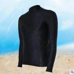 Terno de mergulho manga longa Sharkskin para homens, wetsuit snorkeling, Rash Guard, roupas medusa, roupa de surf - Image 6