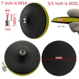 Auto-adesivo CarPolishing Disc, Lustro Esponja De Enceramento, Roda De Lã, Almofada De Polimento Para Polidor De Carro, Adaptador De Broca, 3 ", 5", 7 ", 8Pcs, Conjunto - Image 5