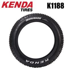 Kenda K1188 Krusade Pneu Gordo 20x4.0 Pneu de Bicicleta 20 "x 4.00 Fio Clincher SRC Preto Pneu de Bicicleta Gordo - Image 1