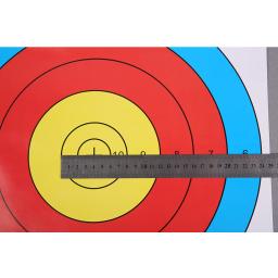10/20 pces alvo rosto 40*40cm tiro com arco alvo papel + 4 alvo livre - Image 2