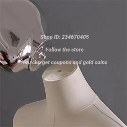 Feminino Cabeça De Costura Manequins, Modelo Galvanizar, Sem Corpo, Manequim Bust, Acessórios Falsos, Menina Chapéu, Criança Display, 4 Estilos - Image 5