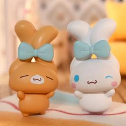 Bonito Pom Pom Pom Purin Cinnamoroll Melody Kuromi Pochacco Kittys Anime Figura de Ação Bonecas, Modelo Decoração Brinquedos, Presentes para Meninas - Image 6