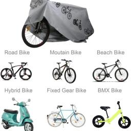 Bicicleta à prova dwaterproof água capa de chuva capa ao ar livre uv guardião luz do sol capa mtb caso da bicicleta engrenagem acessórios da bicicleta - Image 6
