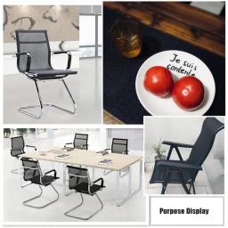 Teslin Mesh Fabric for Office Chair, DIY Recliner, Beach Lounge Chair, PVC Placemat, Preto, Impermeável, Alta Qualidade, Escritório - Image 5