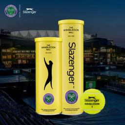 Slzenger-Canned Professional Bolas de tênis Copas, Competição Tênis Wimbledon, Schlesinger, 3 Pcs por tubo - Image 5
