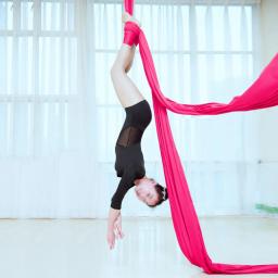 7m aéreo ioga rede balanço ginásio casa fitness ao ar livre anti-gravidade seda construção corporal cinto pilates - Image 1