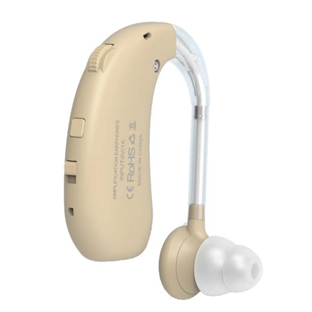 Fones de Ouvido Auxiliar com Função Aparelho Auditivo Redução de Ruído para Idosos
