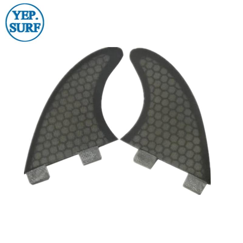 UPSURF-FCS Twin Fins para Surf, Sup Board, Honeycomb Fins, Acessórios de Surf, KEEL FIN, 2 Prancha lateral - Image 1