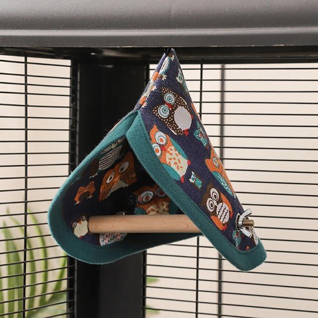 Gaiola Multifuncional para Pequenos Animais: Ninho, Poleiro e Brinquedos para Pássaros como Papagaios, Periquitos e Canários