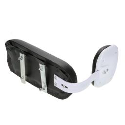 PU Leather Bicycle Back Seat para crianças, almofada macia, cremalheira traseira, resistente à água, acessórios de bicicleta, encosto - Image 6