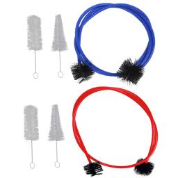 1 Conjunto de Trompete Kit Manutenção Bendable Grasp Cobra Escova Bocal Escova Cornet Kit Limpeza Acessórios Instrumentos Musicais - Image 4