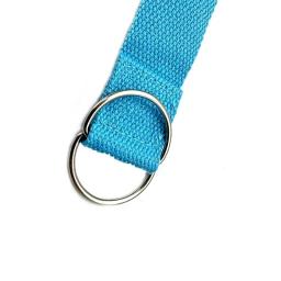 1.8m x 3.8cm ajustável d-ring fivela yoga cinta dá flexibilidade para alongamento de yoga tiras de exercício de algodão duráveis - Image 5
