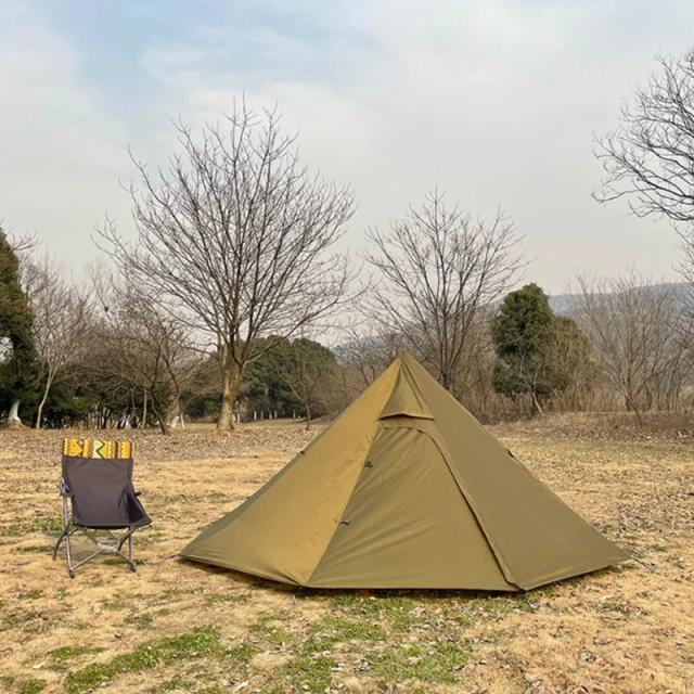 Barraca de Luxo Impermeável para Quatro Estações com 1 Porta - Ideal para Camping e Caminhadas ao Ar Livre