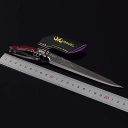 Espada Toy Metal para Meninos, Modelo de Arma Fantasia, Lâmina Final, Faca Uncut, Cosplay, Periféricos de Jogo, Coleção de Presentes 22cm - Image 5
