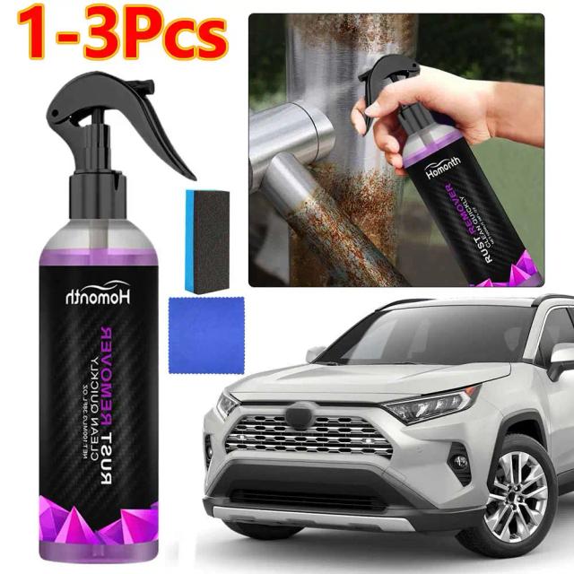 Spray Derretedor de Ferrugem 100ml: Manutenção Automotiva, Limpeza de Ferro e Lubrificação Antiferrugem com Acabamento Cromado Metálico