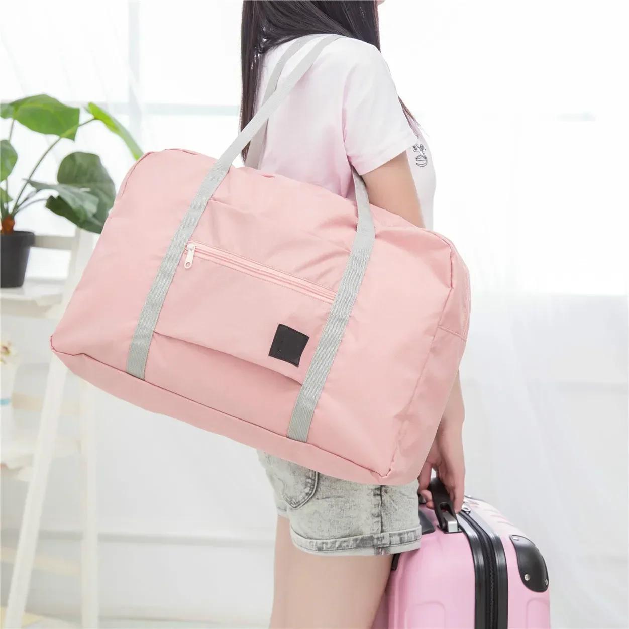 Bolsa de yoga portátil à prova d'água, grande capacidade, cor sólida, fitness, feminina, separação molhada e seca, bolsa de bagagem, esportes - Image 1