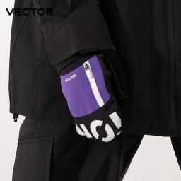 Vector feminino masculino ao ar livre placa dupla snowboard kevlar impermeável resistente ao desgaste luvas semi destacáveis 3m algodão - Image 6