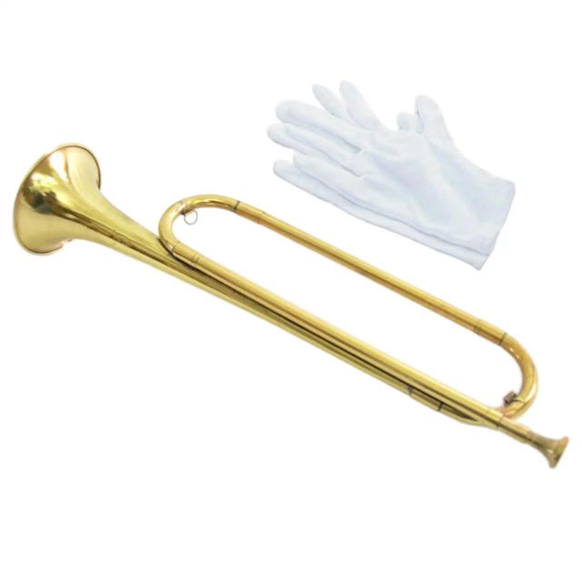 Instrumento Musical de Cavalaria: Trompete de Bronze Portátil para Iniciantes e Crianças em Festas e Orquestras