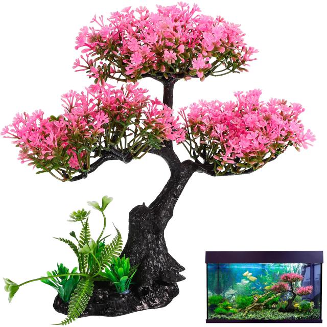 Acessórios Decorativos para Aquários e Tanques de Tartarugas: Plantas, Bonsai e Elementos em Plástico