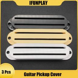 Dual Rail Humbucker captador capa, caixa de plástico, acessórios guitarra elétrica, estilo ST e TL, 3PCs - Image 1