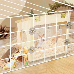 Pequenos Animais Hamster Casa Decor Gaiola, Acessórios Hideaway, Hamsters, Chinchila, Gerbos, Lemmings - Image 2