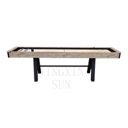 Mesa de shuffleboard de 9 pés na sala de jogos familiar, mesas de shuffleboard arcade portáteis internas e externas para crianças e adultos - Image 3