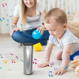 Metal Guiro Shaker com barril de areia, confortável de usar, treinamento musical, suprimentos para apresentações ao vivo - Image 3