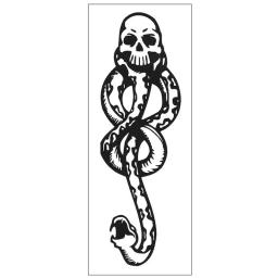 Tatuagem de Hogwarts Adesivos para Crianças, Hermiones Rons, Adesivo Escola Mágica, Decoração de Festa de Aniversário Infantil, Brinquedos Bonitos dos Desenhos Animados, 1Pc - Image 4