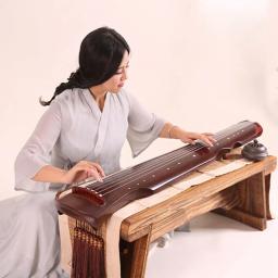 Handmade chinês Guzheng Instrumento Musical, Acessórios de Cordas Profissionais, Iniciante Tradicional, 7 Cordas - Image 2