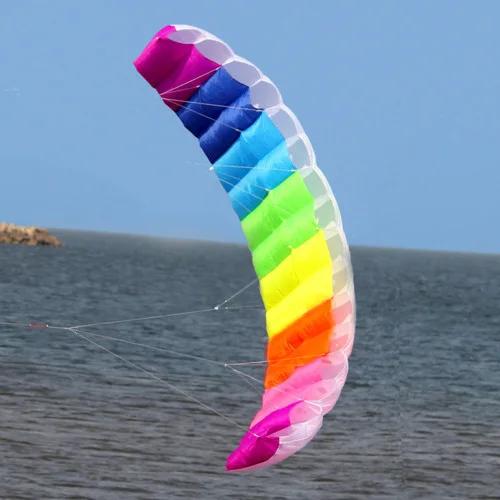 Venda Imperdível: Novo Parafoil Kite 2.7m com Linha Dupla para Surf e Kite Boarding - Sinta a Emoção do Voo!