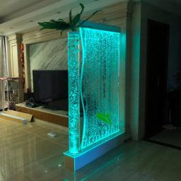 Divisória de tela acrílica LED personalizada, bolha de água, decoração - Image 2