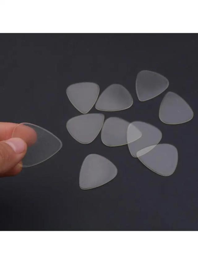 Palheta Transparente de 0.46mm para Instrumentos Musicais - 1 Unidade