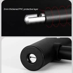 ROCKBROS-Fechaduras Estilo Chinês Bicicleta, Forma de U, Cadeado Scooter Elétrico, Anti-Theft Bike Lock Cable Set, MTB Road Bike Acessórios - Image 3