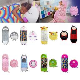 Saco de dormir para crianças, mochila de pelúcia infantil, travesseiro de bebê, saco de sono preguiçoso para meninos e meninas, presente de Natal - Image 6