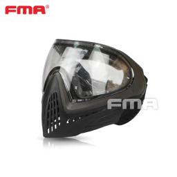 FMA f1 máscara facial completa para paintball, máscara protetora com camada única, óculos anti-nevoeiro, equipamento tático airsoft - Image 3